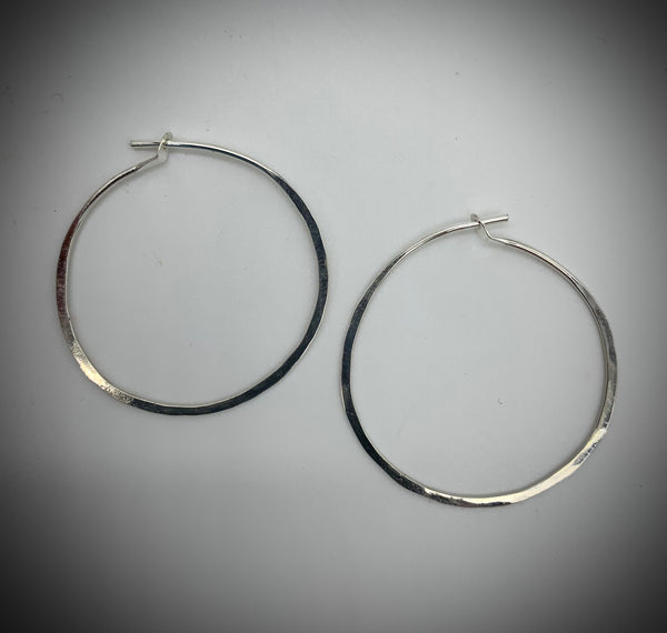 Slender Hoops SS - Jewelry Edgecomb Potters
