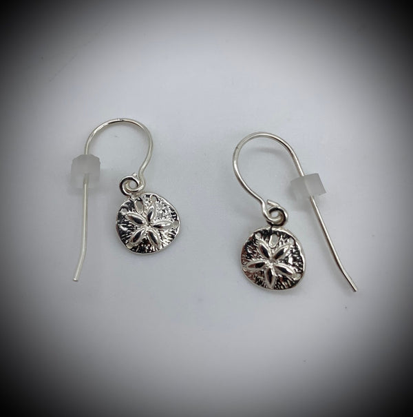 Small Sand Dollar Earrings - Jewelry Edgecomb Potters