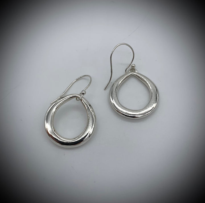 Large Loop Earrings - Jewelry Edgecomb Potters
