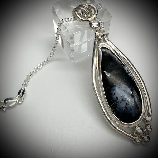 Dendritic Opal Bauble Necklace