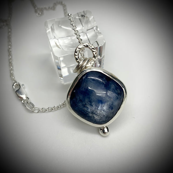 Kyanite Square Bauble Necklace