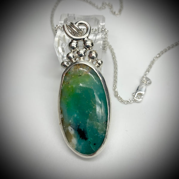 Fossil Wood Opal Necklace