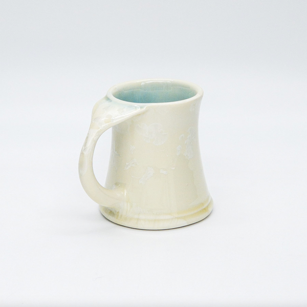 Whale Tail Mug, Small, Mother of Pearl Green