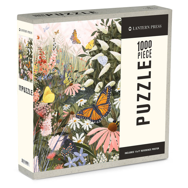 Butterfly Garden 1000 Piece Puzzle - Posters, Prints, & Visual Artwork Edgecomb Potters