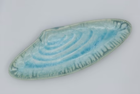 Mussel Shell Platter - Pottery Edgecomb Potters