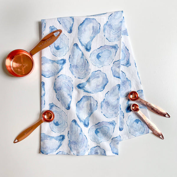 Mussel Shell Kitchen Tea Towel - Textiles Edgecomb Potters