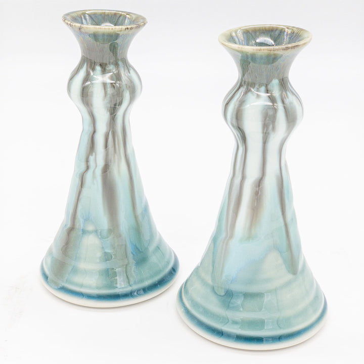 Candlesticks Medium, pair - Pottery Edgecomb Potters