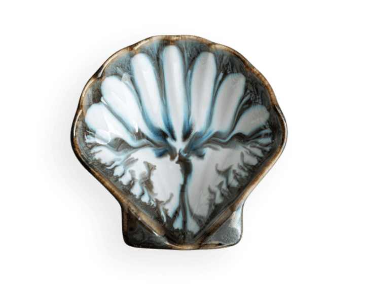 Puff Shell Dish - Pottery Edgecomb Potters